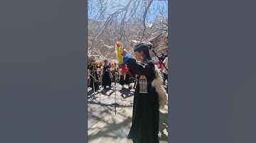 Thumbnail of Ladakhi folk dance women dancing in aryan festival Apricot blossom kargil ladakh #tibetain #usa