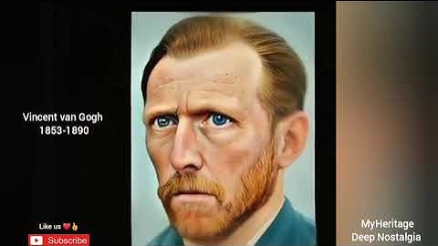 Vincent van Gogh - ( MyHeritage Deep nostalgia )