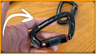 FresKaro UIAA Certified 25KN Auto Locking Climbing Carabiner Clips Twist Lock and Heavy Duty Carab