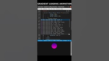 Gradient Loading Animation | HTML CSS #htmlcss