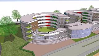 Proposed School at Dehu Rd. Cantt.  Concept Video  Architectural Design