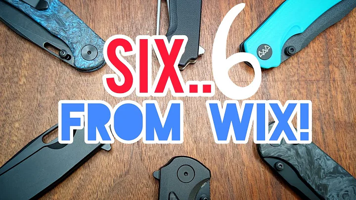 6 New Great Knives from a name you actually do know! WIXCO!