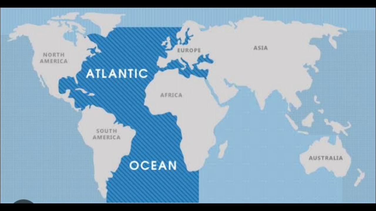 What people live on the continent. Атлантический океан на карте. Атлантический океан географическая карта. Атлантичний океан на карте.