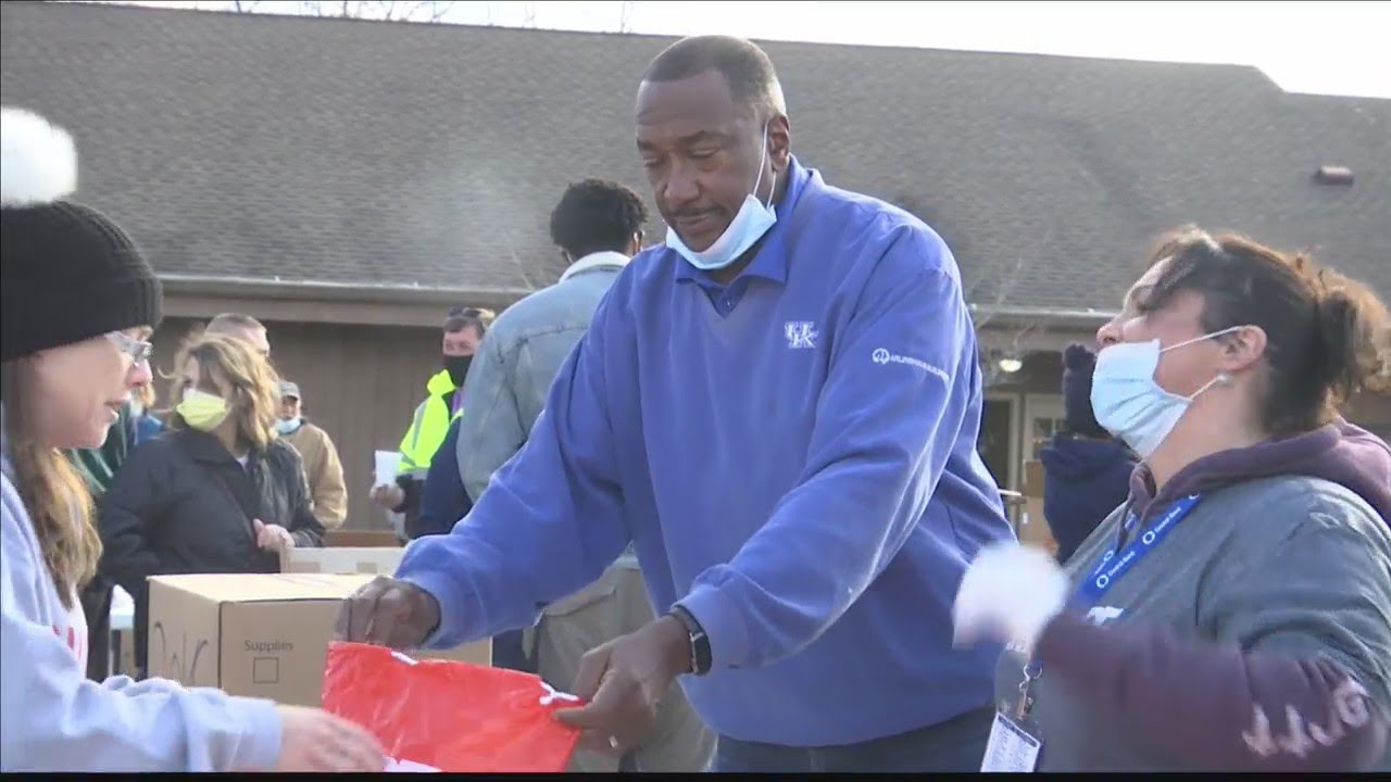 A shoe donation for tornado victims happens in Kentucky YouTube