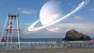 Saturne vu de Biarritz