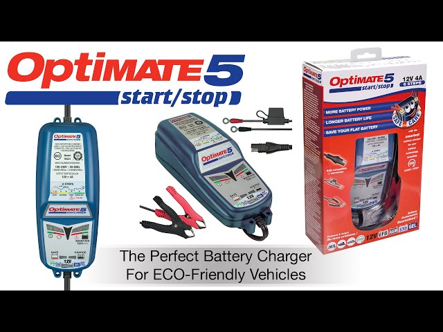 OptiMate 5 Start / Stop (EN): The perfect power battery saving charger &  maintainer. 