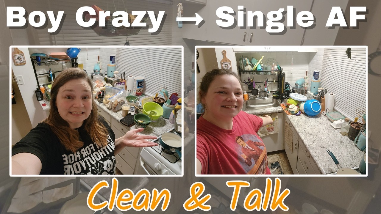 How I DECENTERED Romance and EMBRACE being Single | ADHD Body Double Clean & Talk!