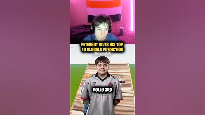 Peterbot says his top 10 Globals prediction #fortnite #peterbot #clix #pollo #fncs #fyp #viral