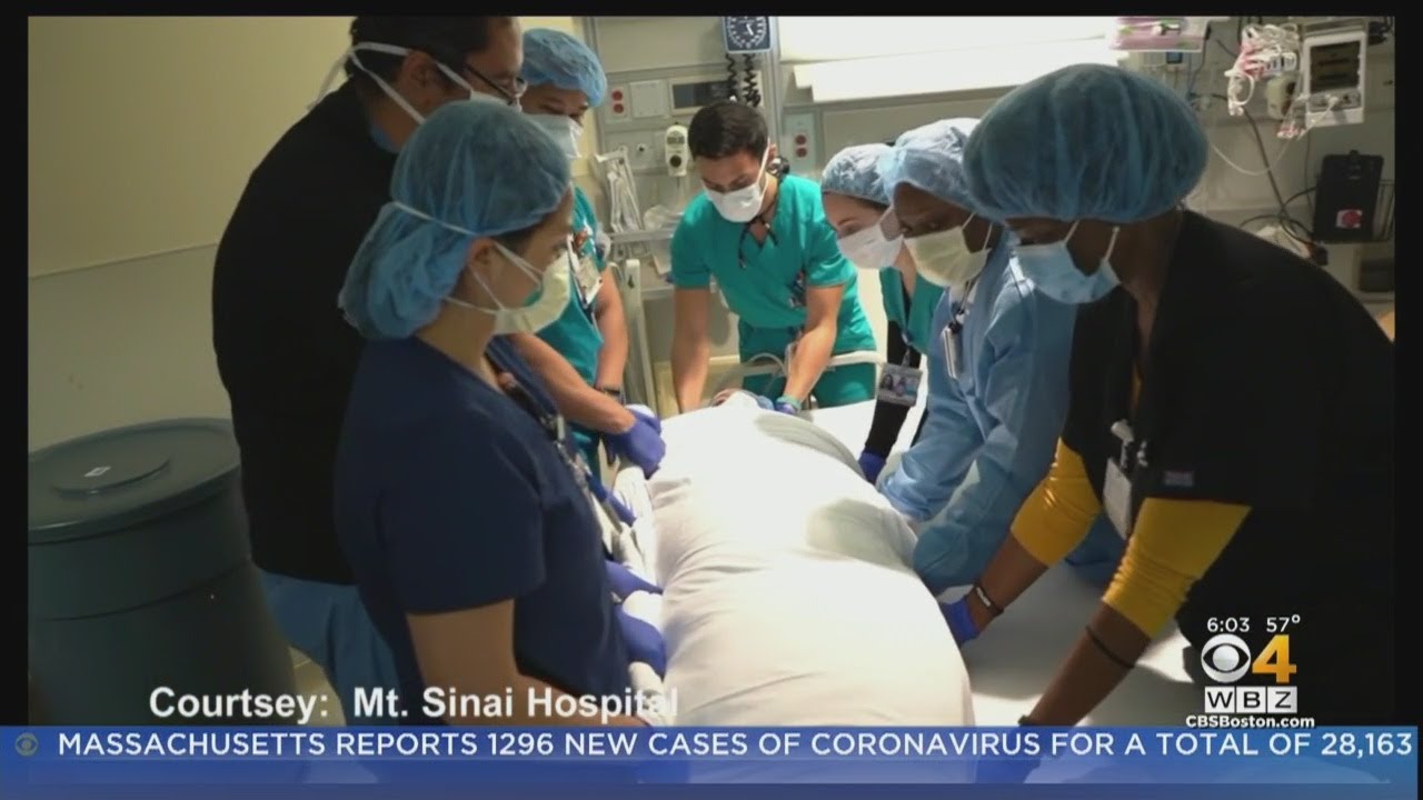 Coronavirus Patients' Oxygen Levels Get 'Significantly Better' When On Stomach, ICU Doctor Says