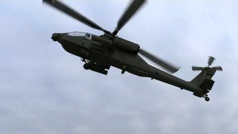 Blender 2.5 Apache Helicopter animation