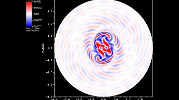 Spiral inertial waves radiated from a geophysical vortex