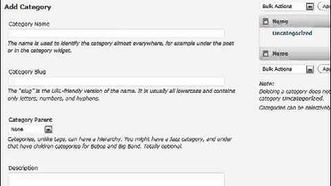 WebCraft - Wordpress Tutorial - Part 5 of 23: Tags and Categories