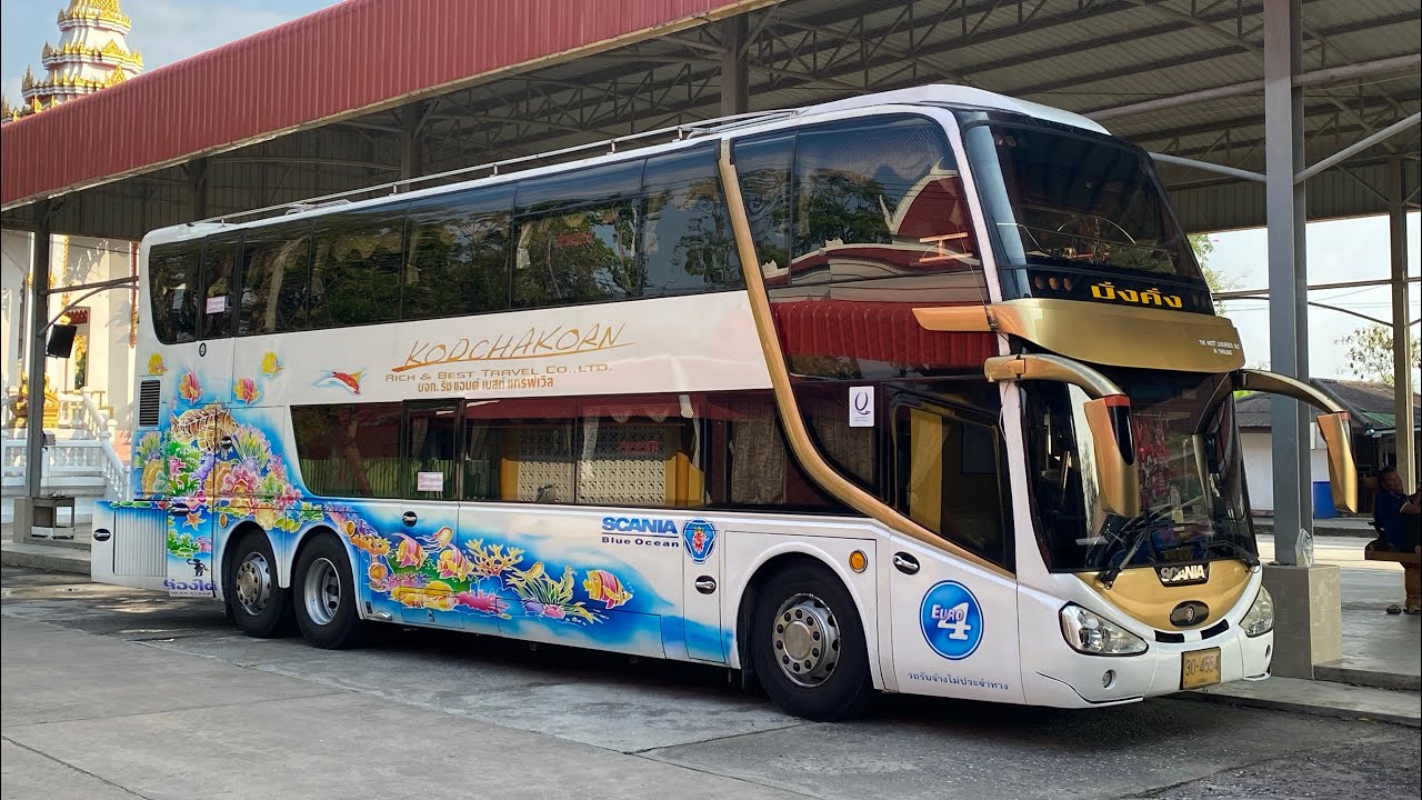 ￼￼ มั่งคั่งรถบ้านใหญ่เมืองสงขลา ทรงสกายไลน์เนอร์ scania 460 #รถบัส2ชั้น 