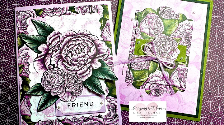 New! Favored Flowers DSP! 2 Cards!!