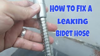How to Fix Leaking Bidet Hose | DIY @kuyaNeilsvlog