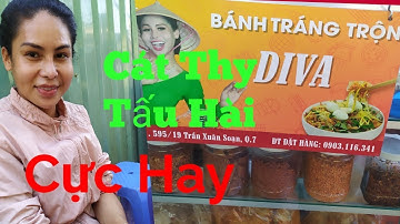 🔴 Cười đau bụng khi gặp Nàng DIVA CÁT THY bán bánh trộn Tấu Hài không thua gì TY THY| TT FOODTRAVEL