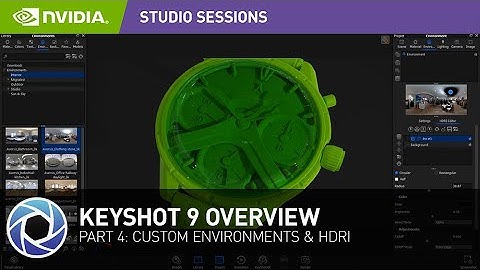 In depth KeyShot 9 Overview w/ Kirill Chepizhko Part 4: Custom Environments & HDRI