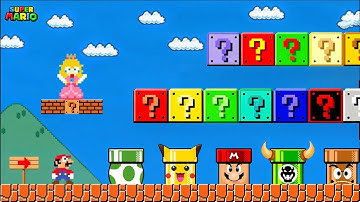 Mario but there are MORE Custom Pipe All Character MARIO GAME! | Game animation