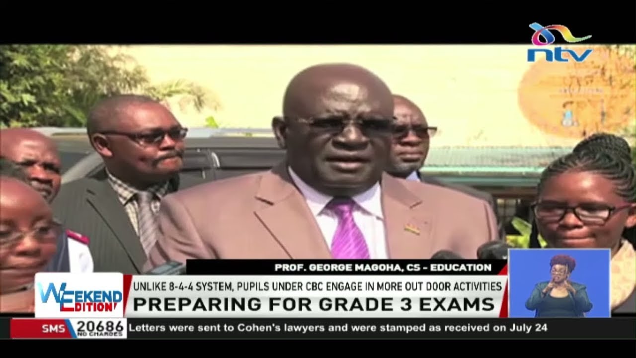news update traduccion CS Magoha dismisses reports that Grade 3 assessment is a national exam