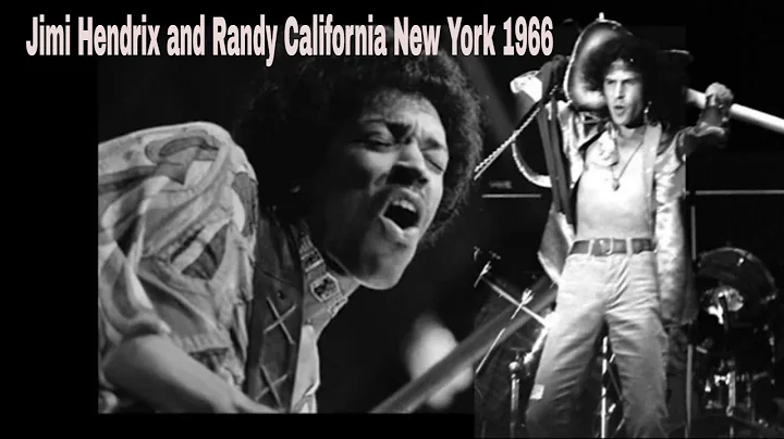 Jimi Hendrix and Randy California New York 1966