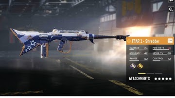 New free legendary FFAR1 - Shredder | Call Of Duty Mobile | how’s your progress