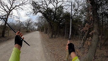 I broke my trekking pole on an attacking dog