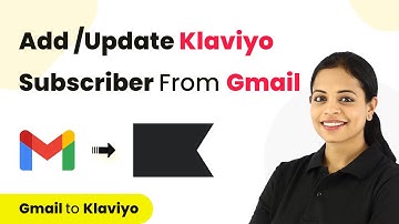How to Add Or Update Klaviyo Subscriber From Email | Klaviyo Gmail Integration