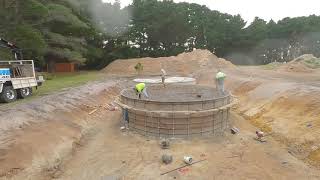 Concrete Tank Build - Time Lapse Video - Terry Miller Concrete Tanks