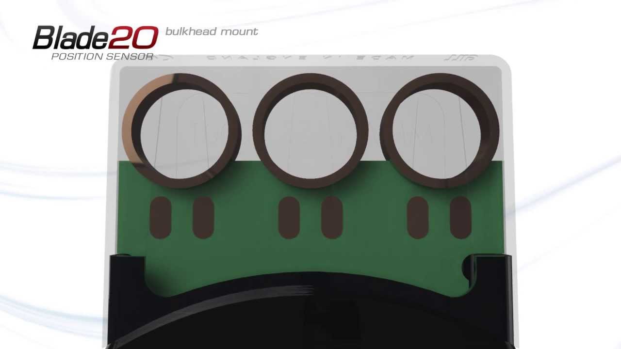 Non-Contact Positon Sensor - Blade 20 Bulkhead Mount
