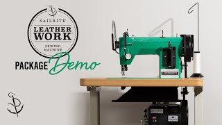 Demo of the Sailrite® Leatherwork® Sewing Machine Package