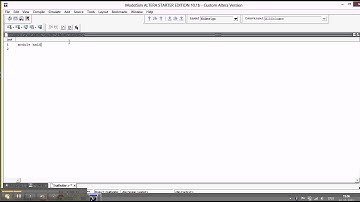 Modelsim tutotial - Part 1 - Write a Verilog in modelsim and work with it