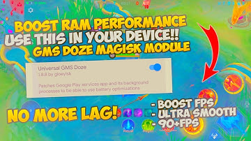 ⏫GMS DOZE Magisk Module - Optimize Android Ram😱 & Max Performance✨ - RC Modz