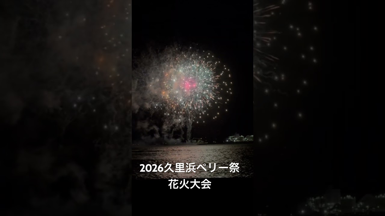 7000発の打ち上げ花火が海辺の夜空を彩りました。