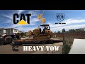 TOWING A CAT D3 DOZER WITH THE 2020 RAM 3500 HO DUALLY