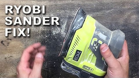 How to Replace Parts on a Ryobi Corner Cat Cordless Sander