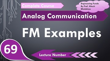2. Frequency Modulation Examples | GATE FM Examples in Analog Communication by Engineering Funda