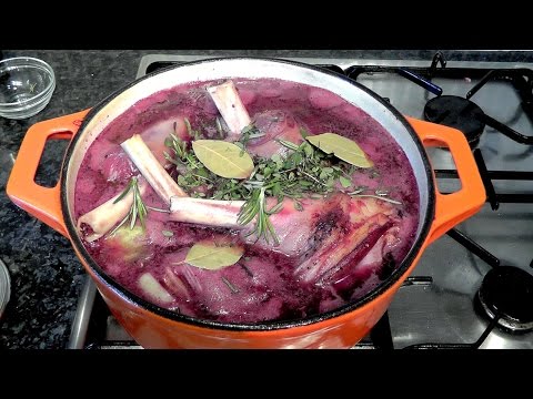 100th video ( Part 1 ) Lamb Shanks - Blueberry Che...