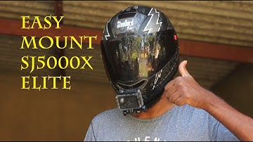 How to mount an action camera to a Helmet | SJCAM 5000x Elite Review