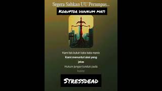 Segera Sahkan Uu Perdanasan Aset  Stressdead
