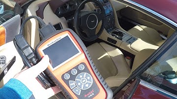Using an OBDII Code Reader with an Aston Martin DB9