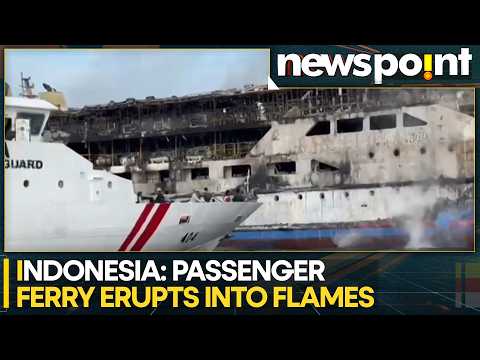 Indonesia Ferry Fire: Ferry Catches Fire Off Indonesia's Java Island | WION