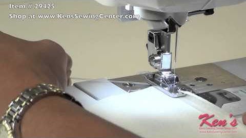How to use the Brother Picot Sewing Machine Foot