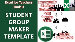 STUDENT GROUP MAKER TEMPLATE | Excel for Teachers | Carlo Excels screenshot 2
