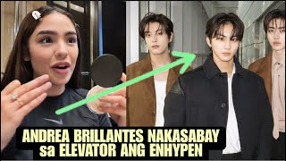 Andrea Brillantes NAKASABAY sa ELEVATOR ang KPOP Boyband na ENHYPEN | TRENDZ NETWORK