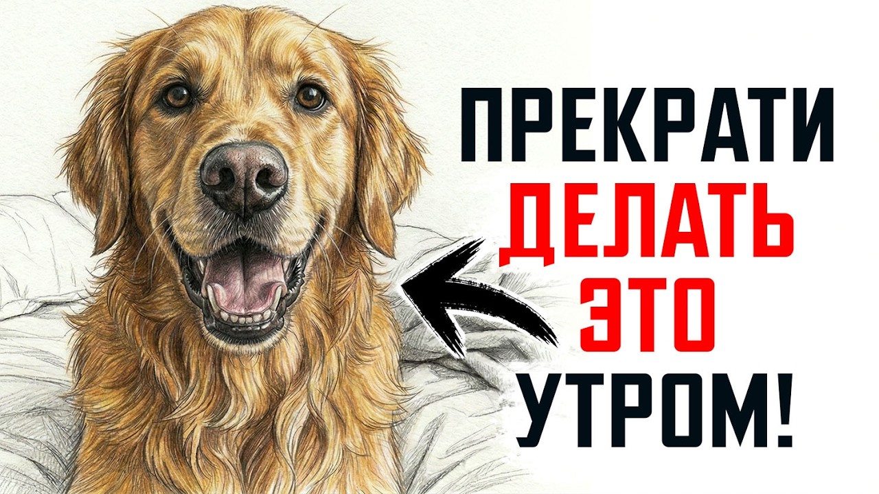 ПРЕКРАТИТЕ делать ЭТО каждое утро! (Вы сводите свою собаку с ума)