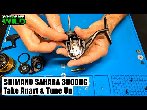 شیمانو ساهارا ۳۰۰۰ اچ جی قطعات را جدا کرده و تنظیم کنید