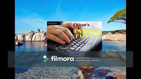 LEARN TYPEWRITING WITH KIRANS TYPING TUTOR