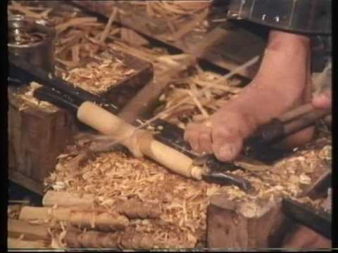 Amazing | Moroccan Wood Turning using your feet! | Wood Turning | 1981