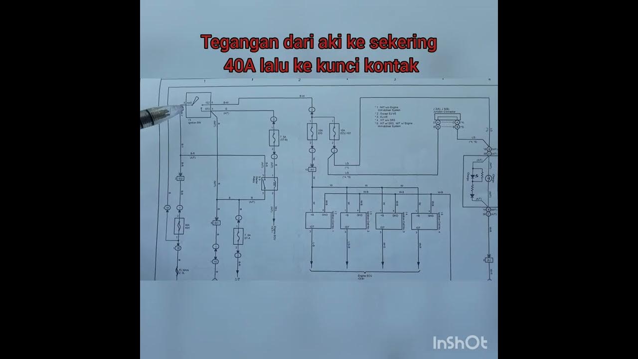 Wiring Diagram sistim starting Avanza dan Xenia YouTube