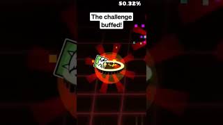 The Challenge buffed! #gaming #geometrydash #challenge #music #gd #demon #robtop